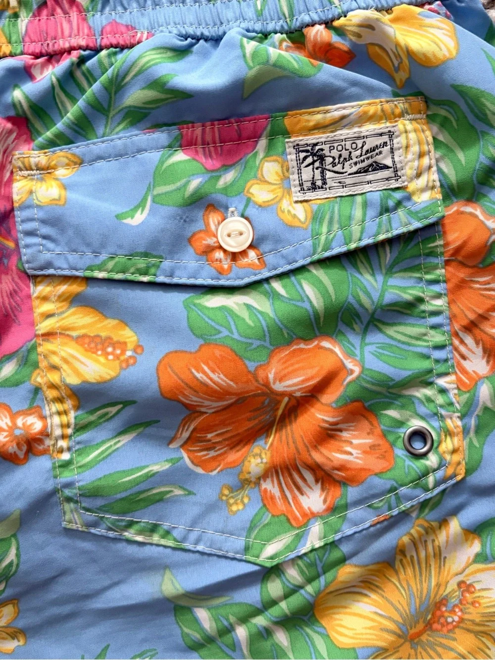 Polo Ralph Lauren Hibiscus Traveler Swim Trunk